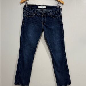Abercrombie & Fitch Dark Indigo Ankle Jeans